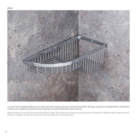 Colombo Design S.p.A. 卫浴 配件 目录 2022 Shower complements 第 4 页