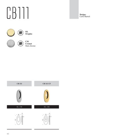 Colombo Design S.p.A. Flush Handles COLOMBO DESIGN 家具目录 2022 第 12 页