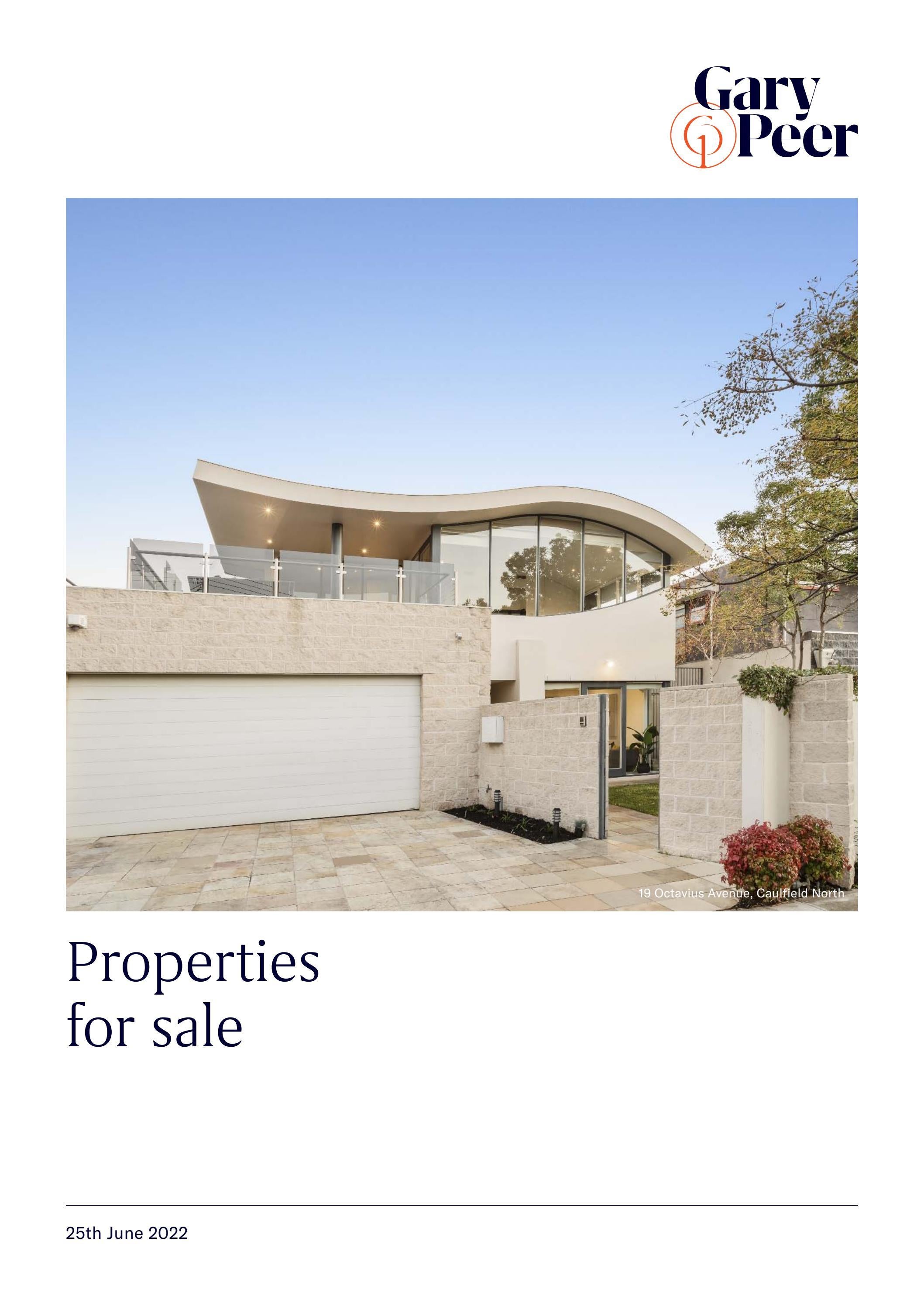 Gary Peer properties for sale Saturday 25 June 2022 by Gary Peer