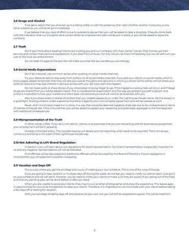 Field Technician Policies × Guidelines 第 12 页