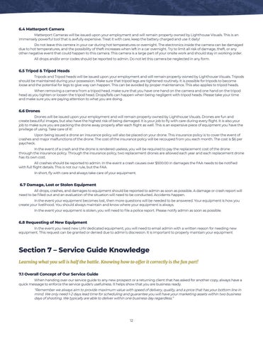 Field Technician Policies × Guidelines 第 18 页