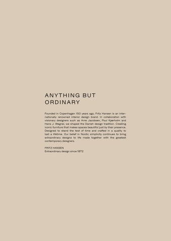 Fritz Hansen - Anniversary 灯饰产品集 手册 2022 第 3 页