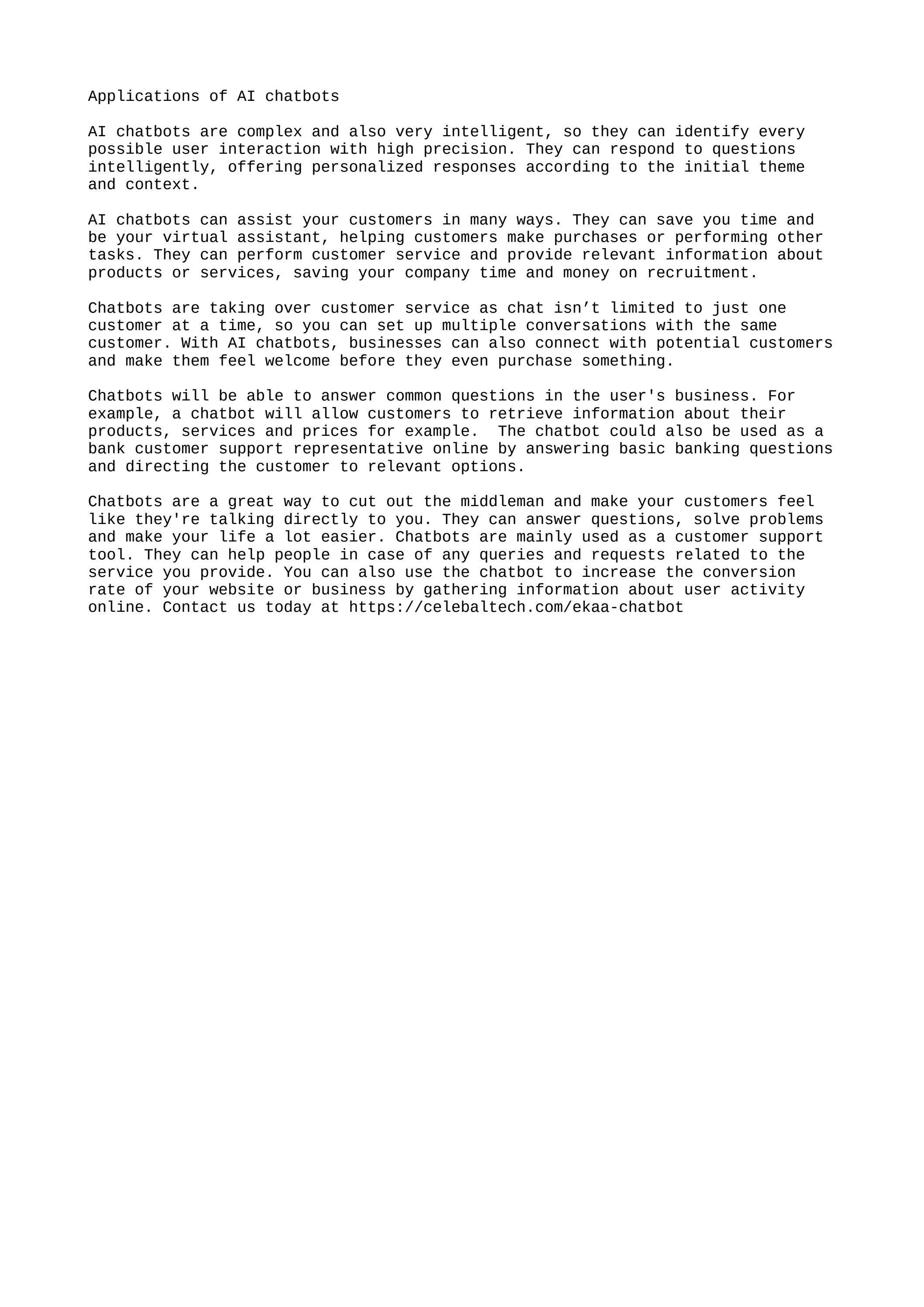 AI Powered EKAA Chatbot By Celebaltechnologies Issuu ai-powered-ekaa-chatbot-by-celebaltechnologies-issuu