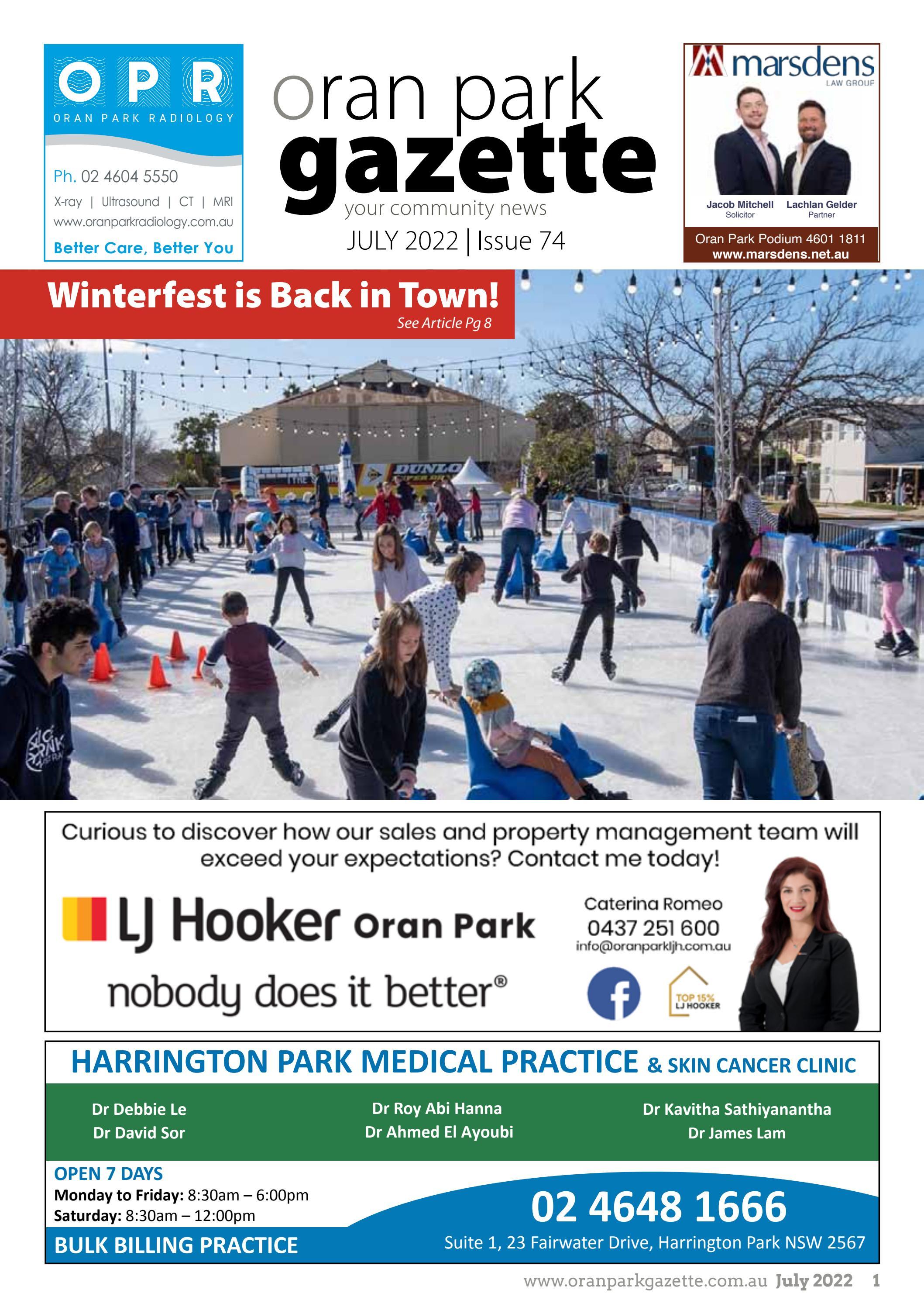 Oran Park Gazette July 2022 by District Gazette Issuu
