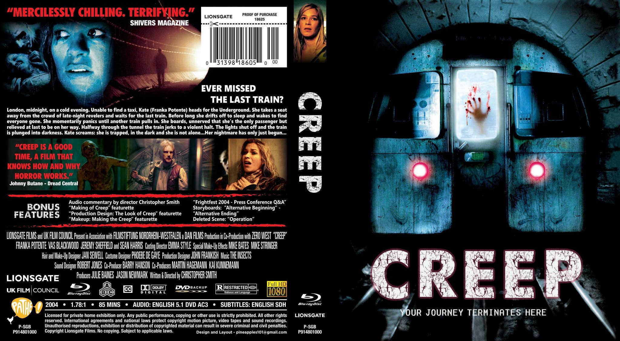 Creep - Blu Ray Artwork by Dave Simkiss - Issuu
