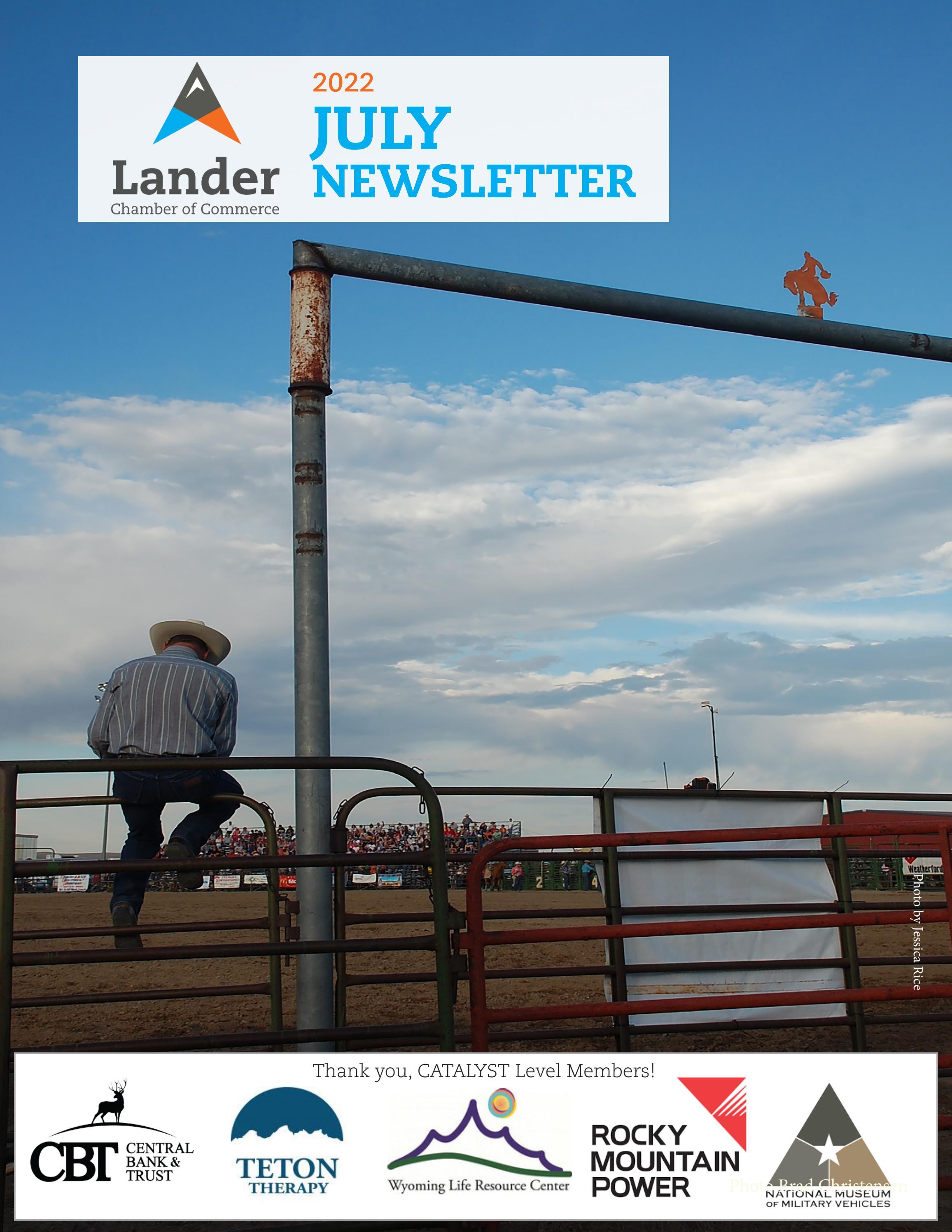 Chamber July Newsletter by Lander Chamber of Commerce Issuu