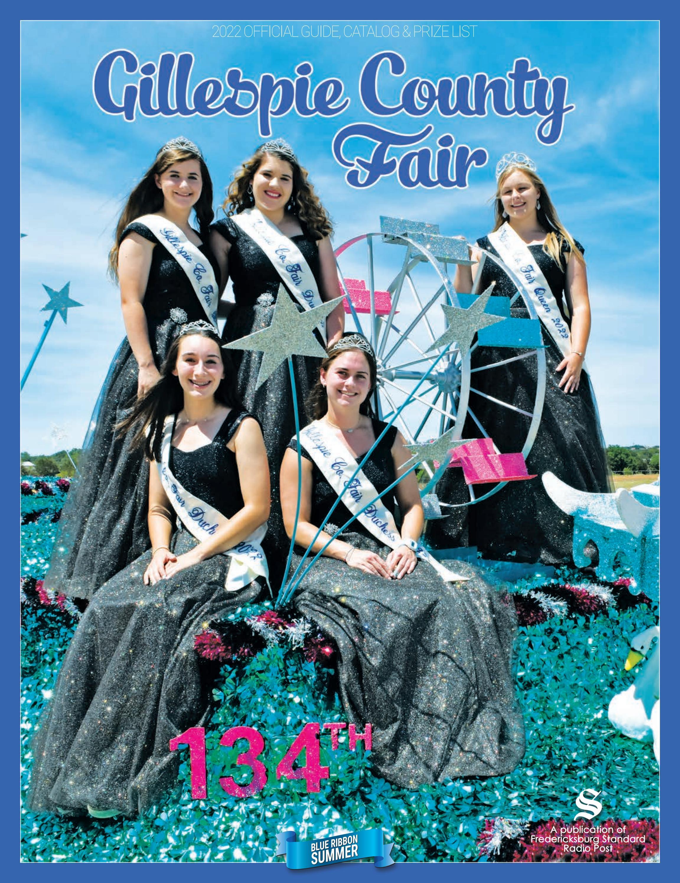 2022 Blue Ribbon Summer Gillespie County Fair Catalog By Fredericksburg 