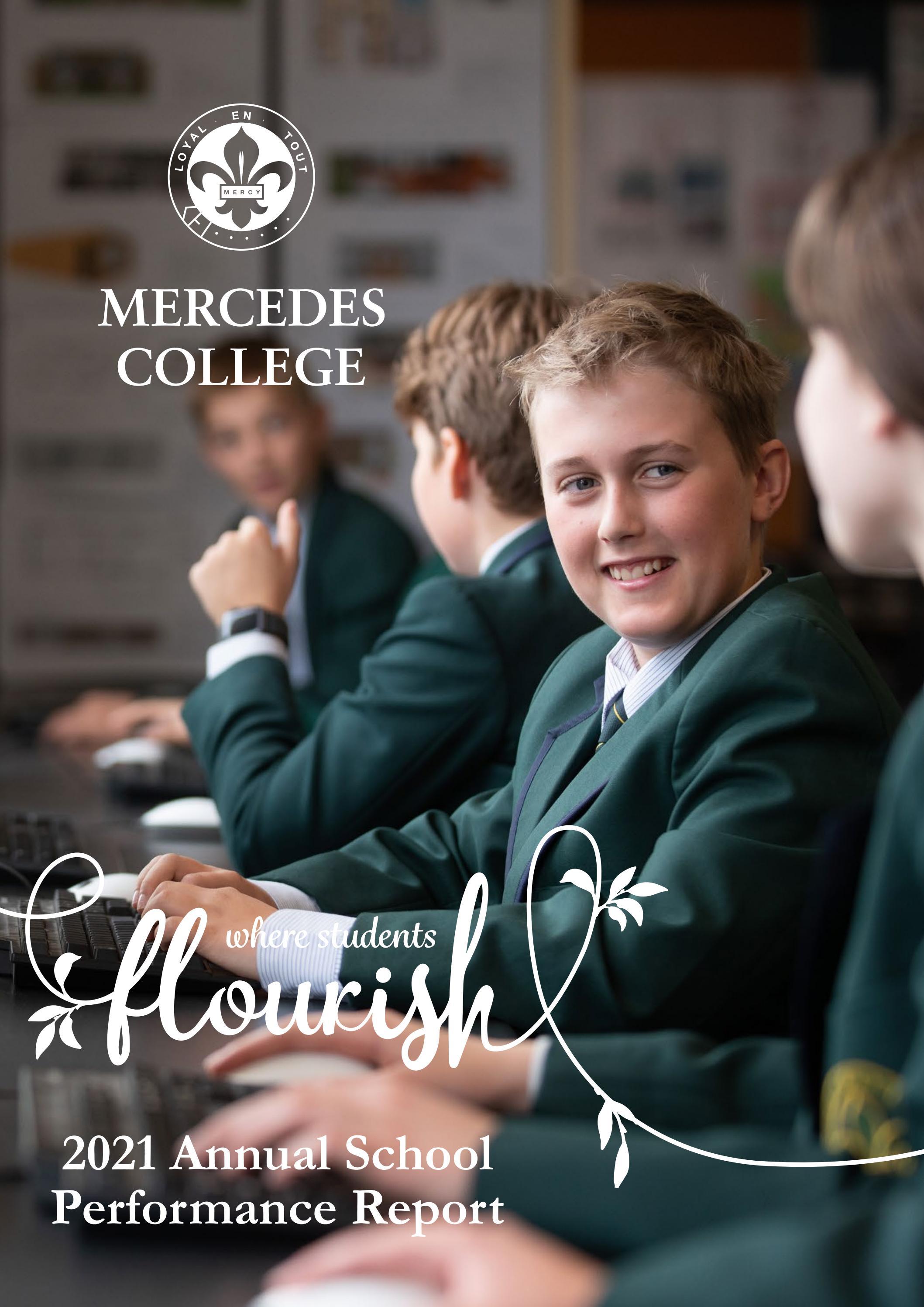 Mercedes College 2021 School Performance Report by Mercedes College Issuu