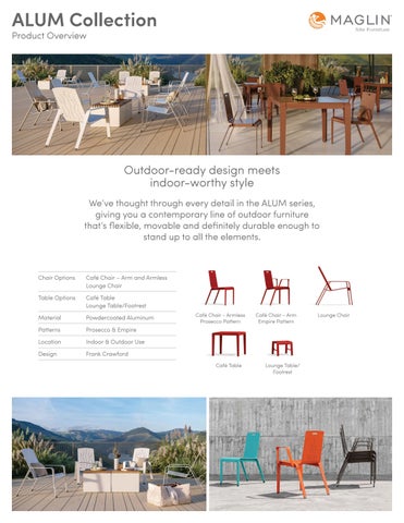 Maglin Site Furniture 家具目录 · Product Overview 第 3 页