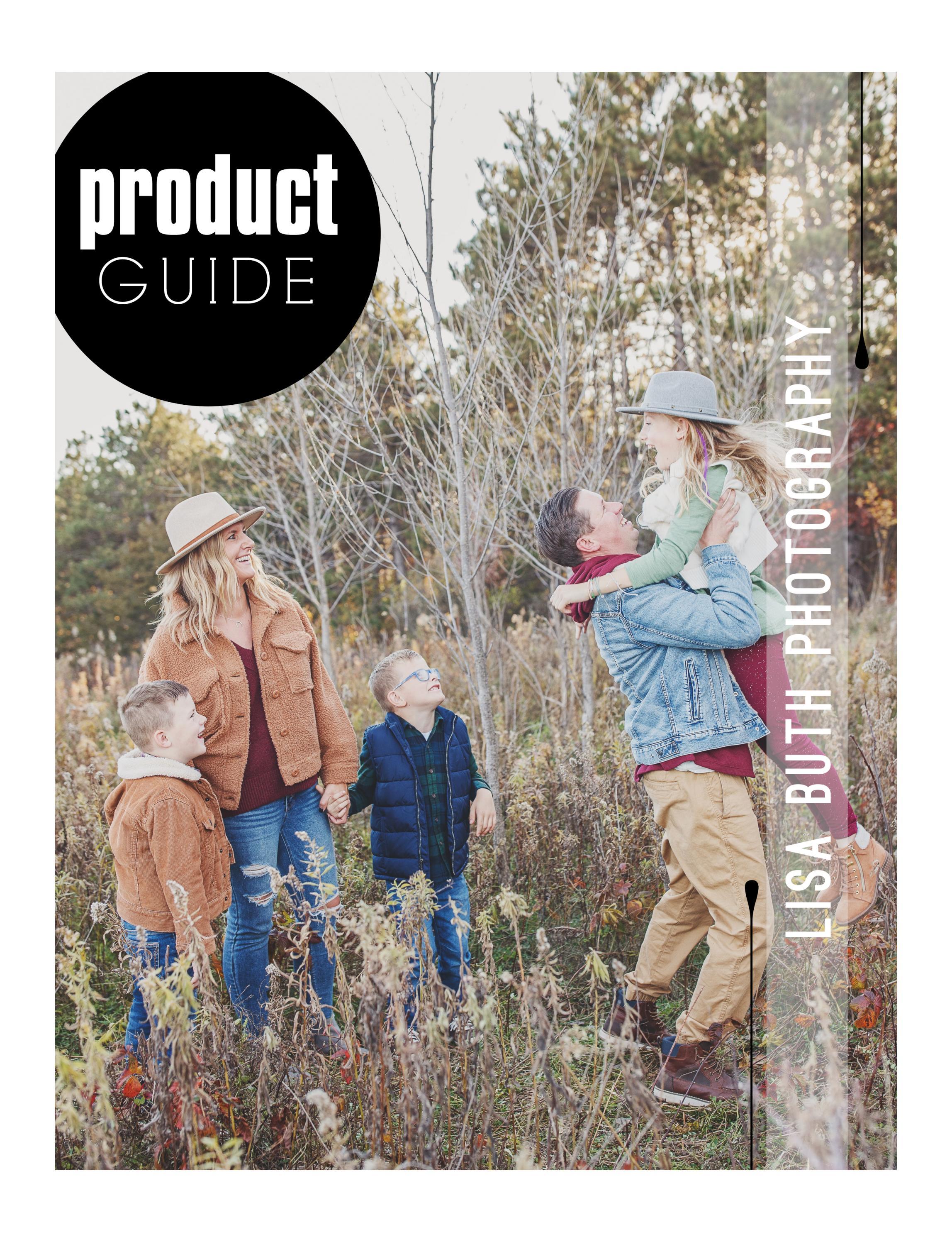 Family Product Guide by Lisa Buth Photography Issuu