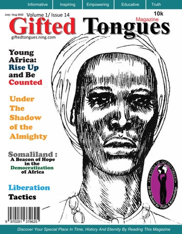 Cover of "The African Liberation Empowerment Issue of The Gifted Tongues Magazine-Revised Edition"