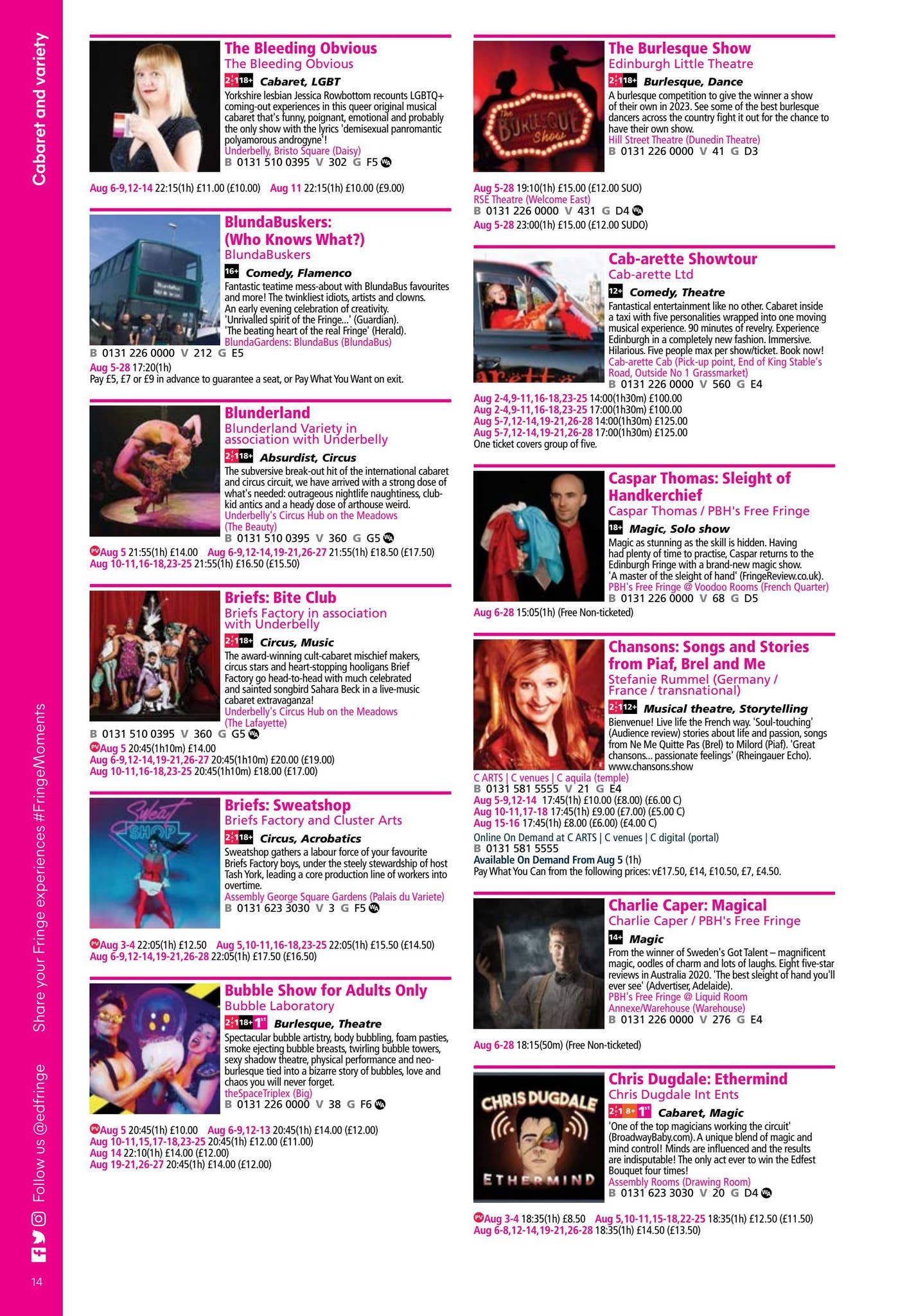 Edinburgh Festival Fringe programme 2022 by Edinburgh Festival Fringe ...