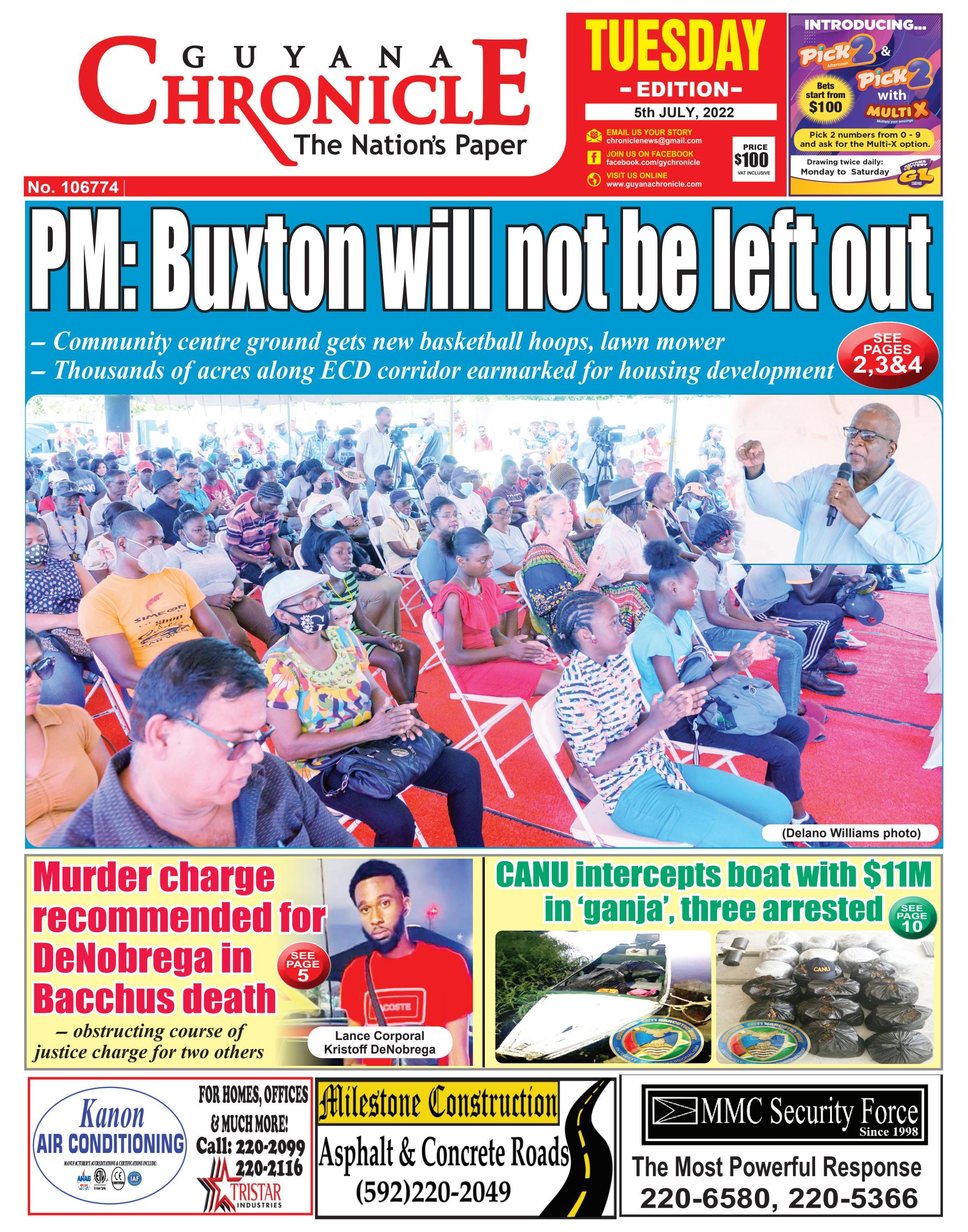 Guyana Chronicle E-Paper 05-07-2022 by Guyana Chronicle - Issuu