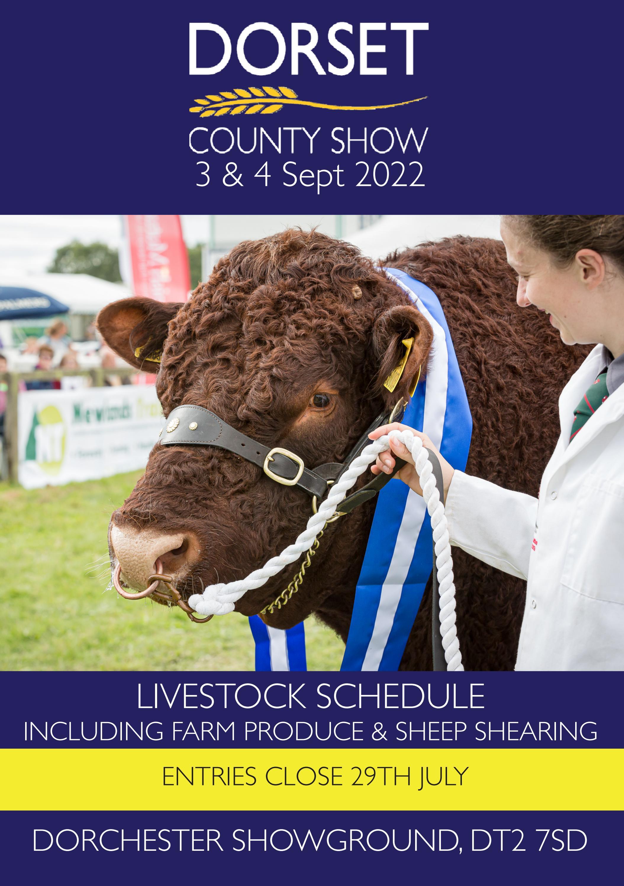 Dorset County Show Livestock Schedule 2022 by GWPublishingLtd Issuu