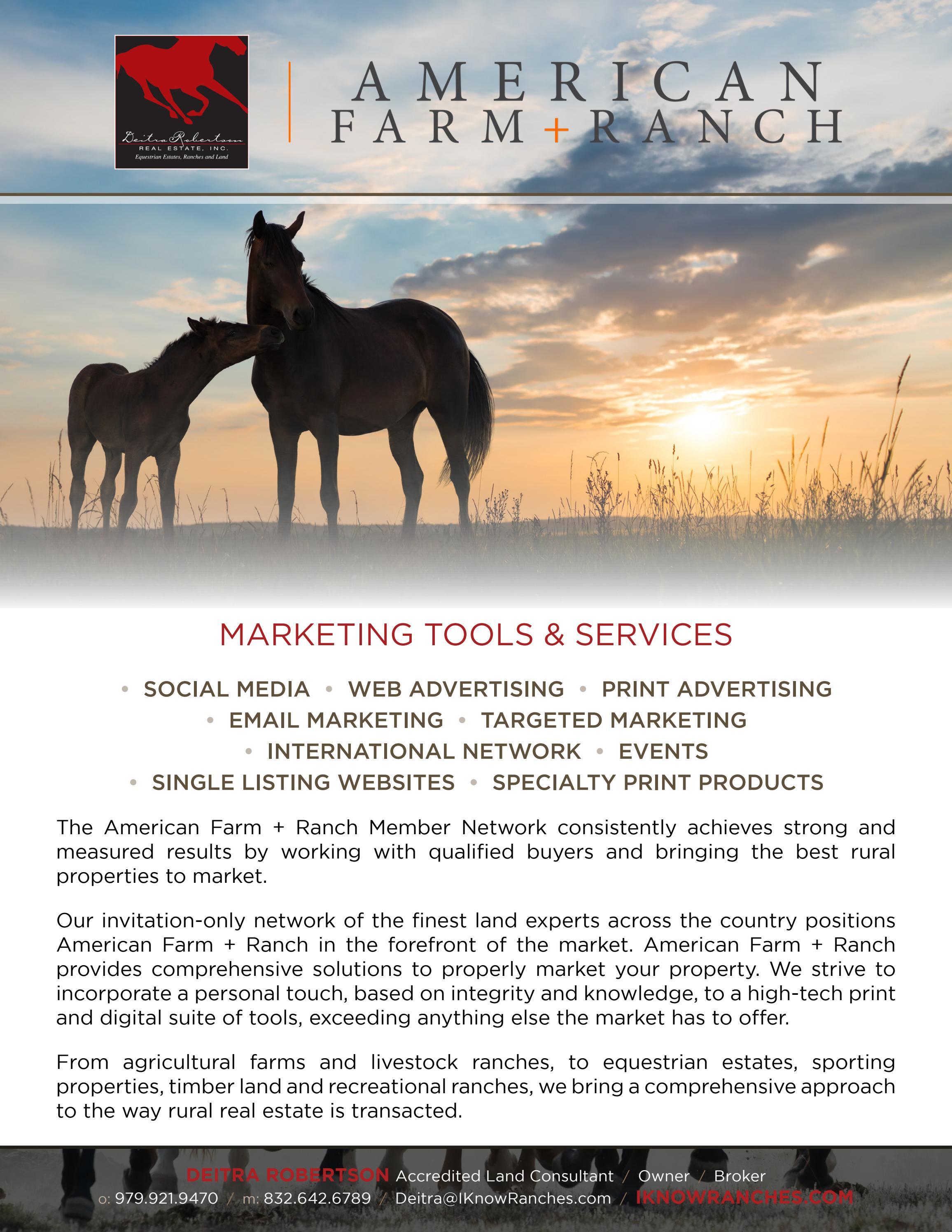 Deitra Robertson Real Estate, Inc Marketing Tools & Services by