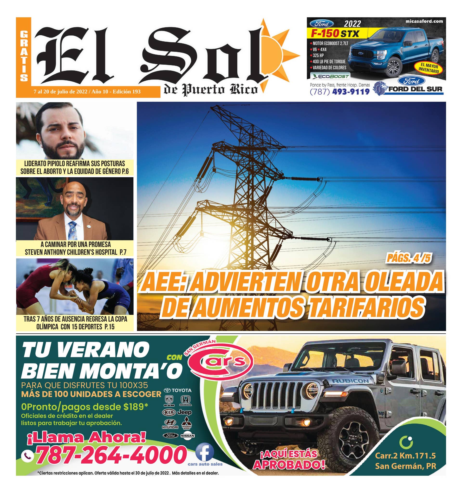Periódico El Sol de Puerto Rico #193 by El Sol de PR - Issuu
