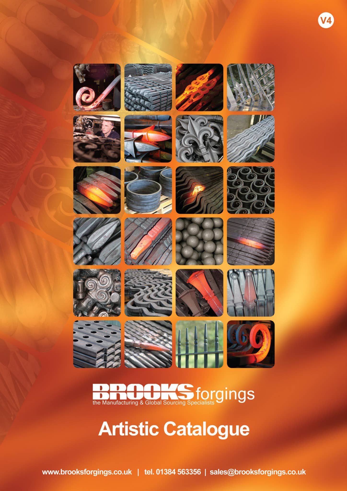 Brooks Decorative Ironwork Components Catalogue V4 by brooks