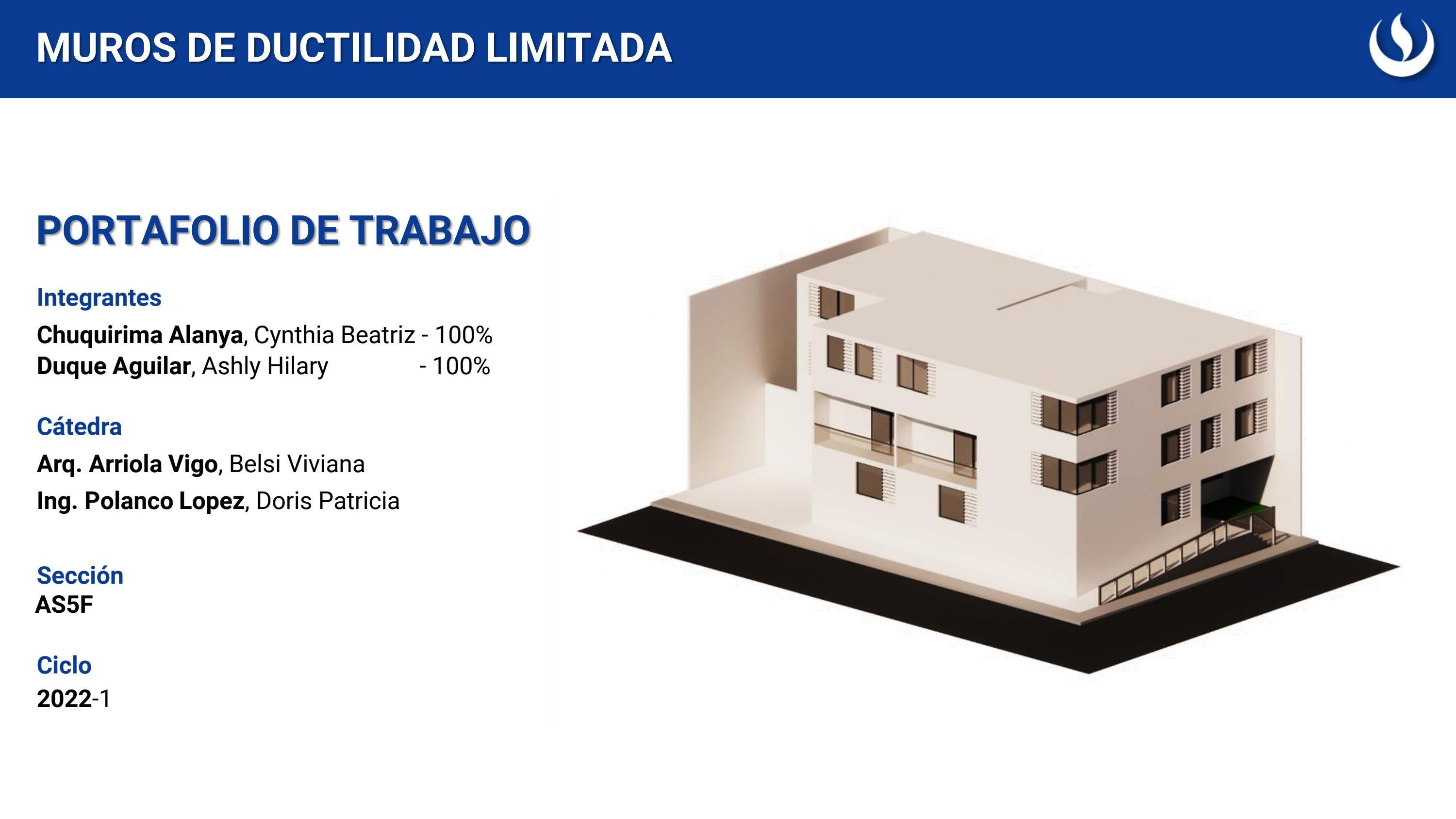 MUROS DE DUCTILIDAD LIMITADA by Ashly Duque Aguilar - Issuu