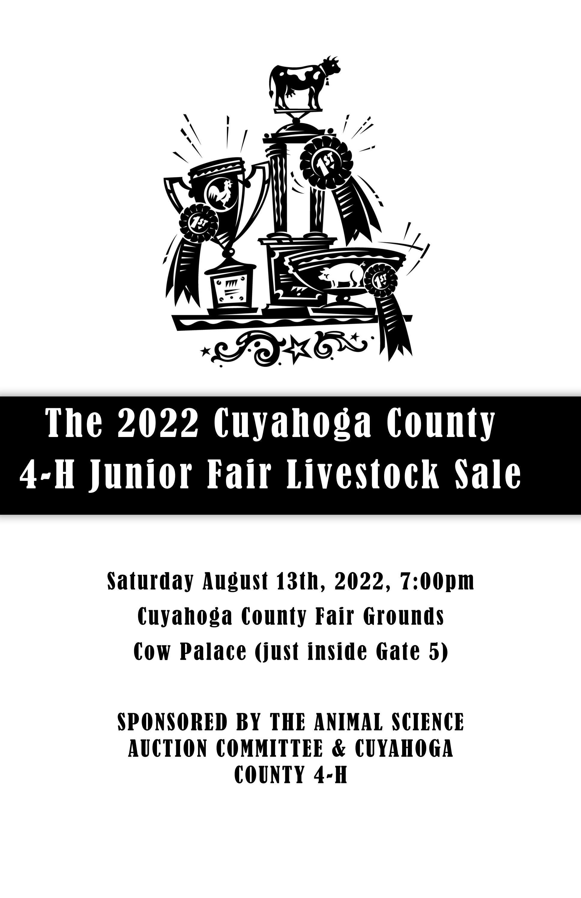 2022 Cuyahoga County 4H Livestock Auction by Issuu