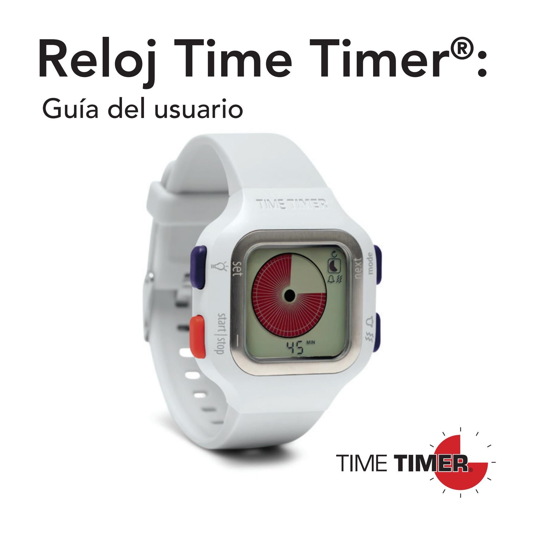 Time Timer Watch User Guide Spanish Translation by Time Timer Issuu