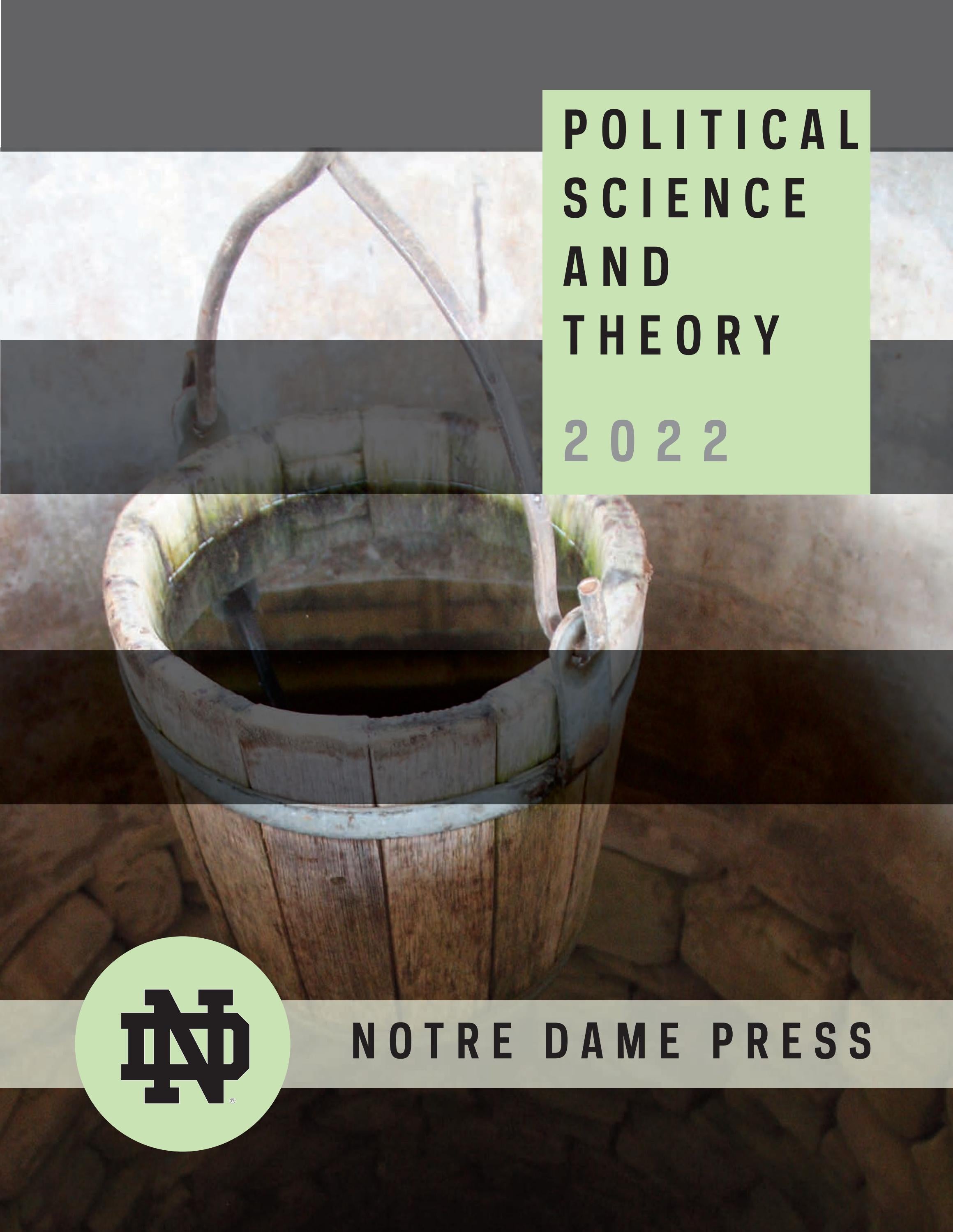 University of Notre Dame Press Political Science and Theory 2022