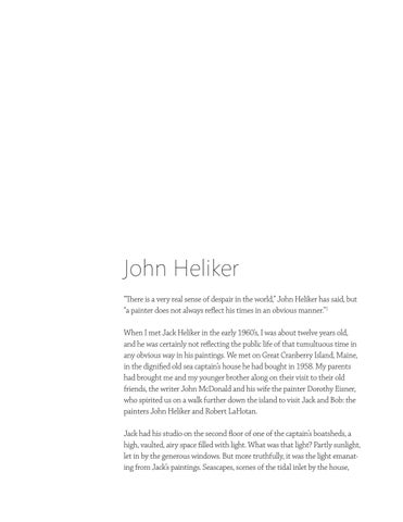 John Heliker: The Order of Things 第 7 页