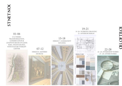 UNERGRADUATE ARCHITECTURE PORTFOLIO - ANWESHA DUTTA 第 4 页