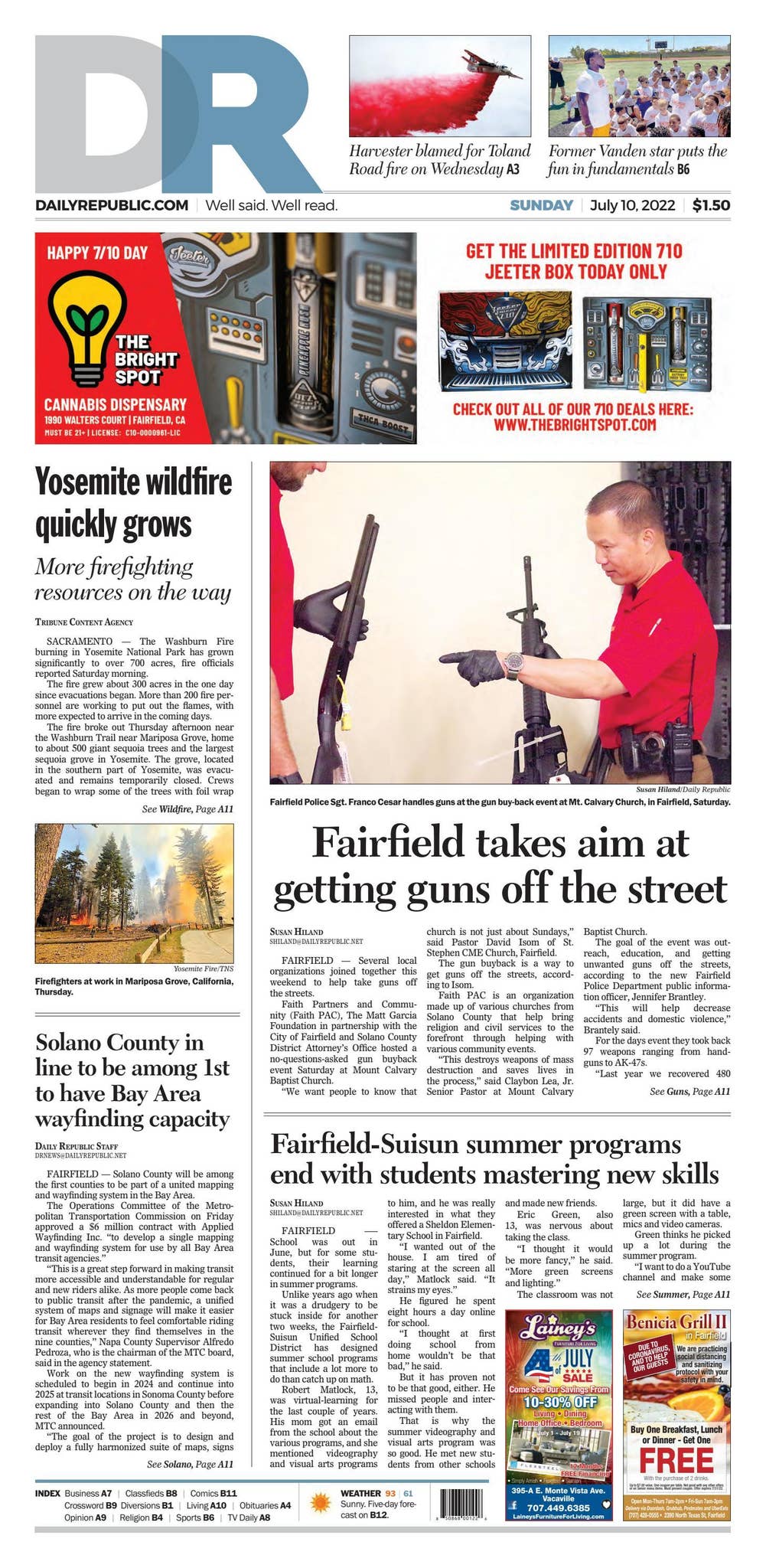 Daily Republic, Sunday, July 10, 2022 by mcnaughtonmedia - Issuu