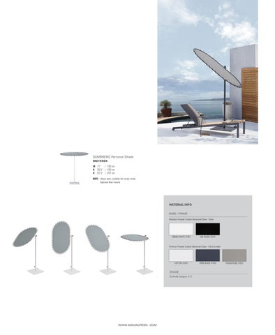 MAMAGREEN - SOMBRERO Specification 第 22 页