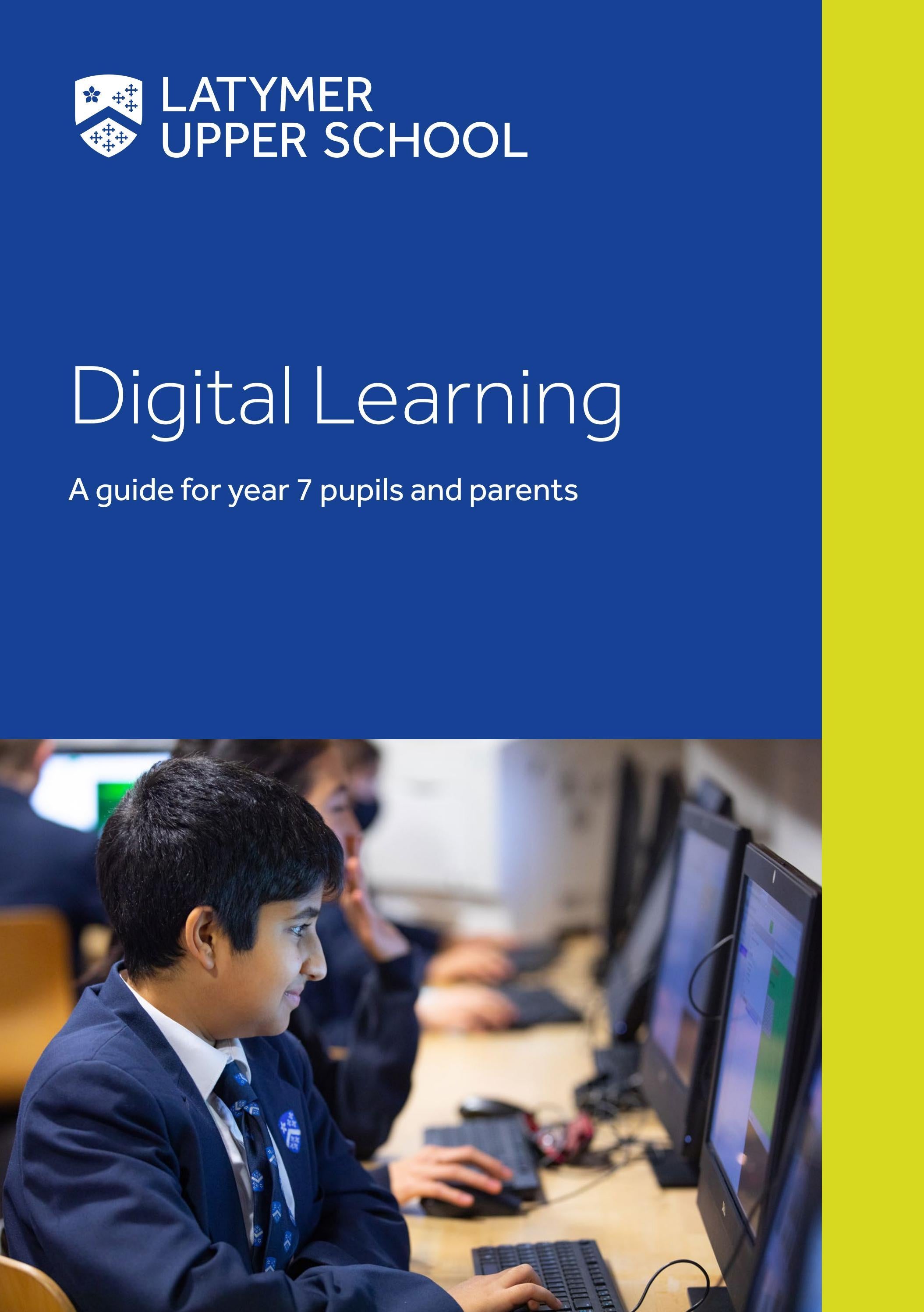 Digital Learning A Guide For Year 7 Pupils Parents By Latymer1624
