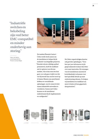 INDUSTRY 5 - INDUSTRIËLE NETWERKEN: EEN MUST 第 21 页