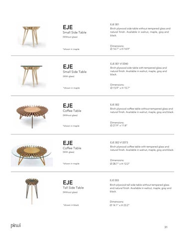 Robert_Allen_Design 家具目录 · Pirwi Side × Coffee Tables 第 5 页