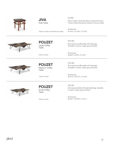 Robert_Allen_Design 家具目录 · Pirwi Side × Coffee Tables 第 7 页