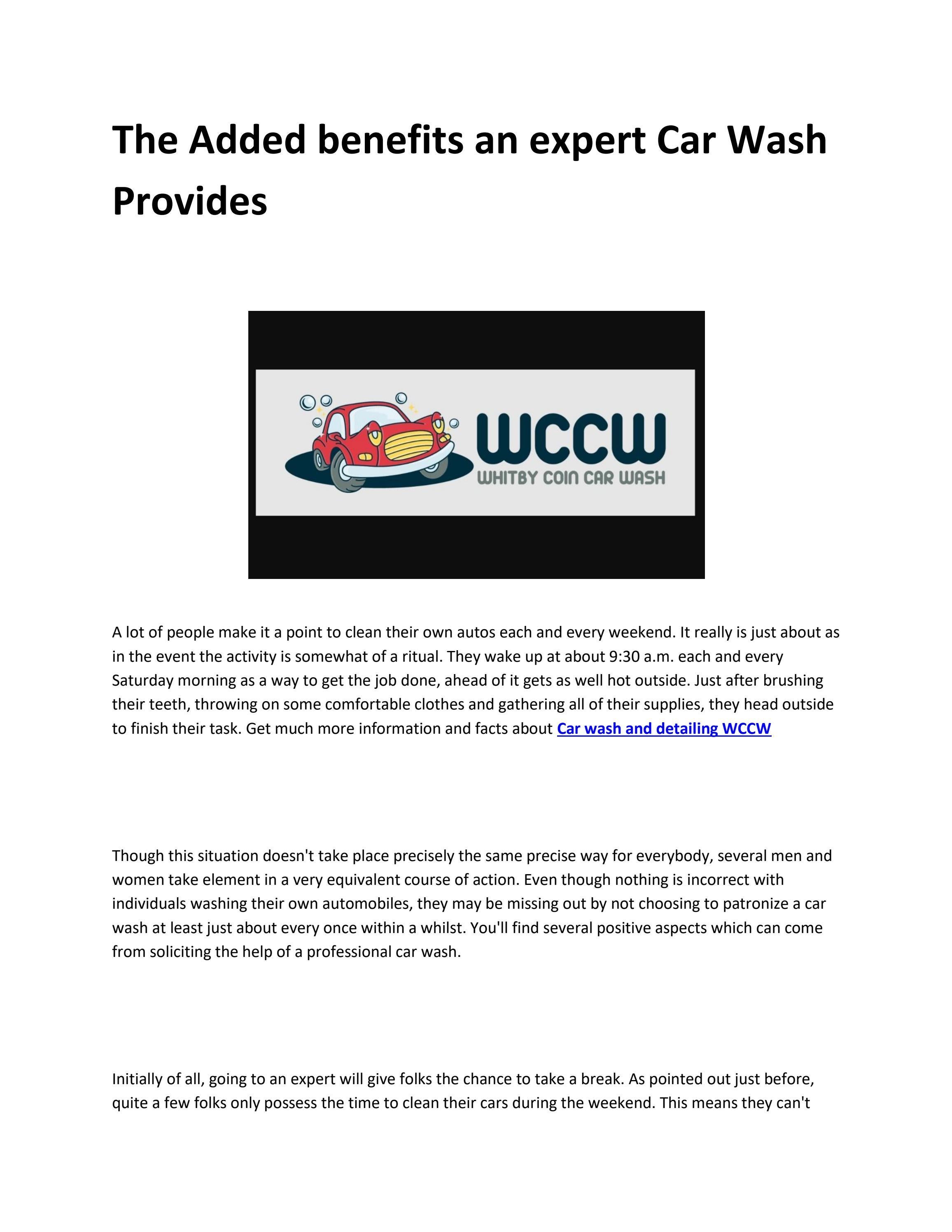 Whitby car detailing centre for all by WCCW by Thomas Shaw Issuu