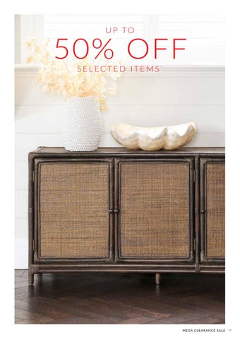 OZ Design Furniture 家具目录 · MEGA CLEARANCE SALE OZ DESIGN FURNITURE 第 19 页