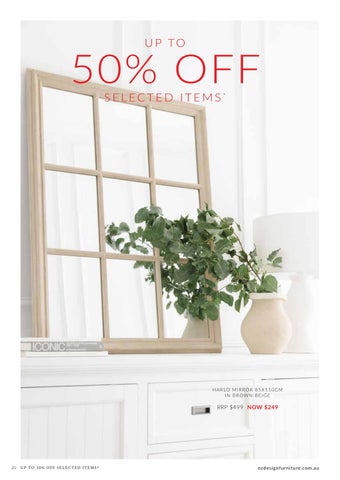 OZ Design Furniture 家具目录 · MEGA CLEARANCE SALE OZ DESIGN FURNITURE 第 20 页