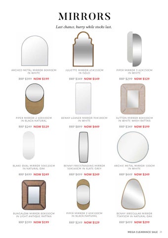 OZ Design Furniture 家具目录 · MEGA CLEARANCE SALE OZ DESIGN FURNITURE 第 21 页