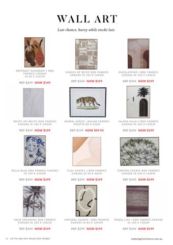 OZ Design Furniture 家具目录 · MEGA CLEARANCE SALE OZ DESIGN FURNITURE 第 22 页