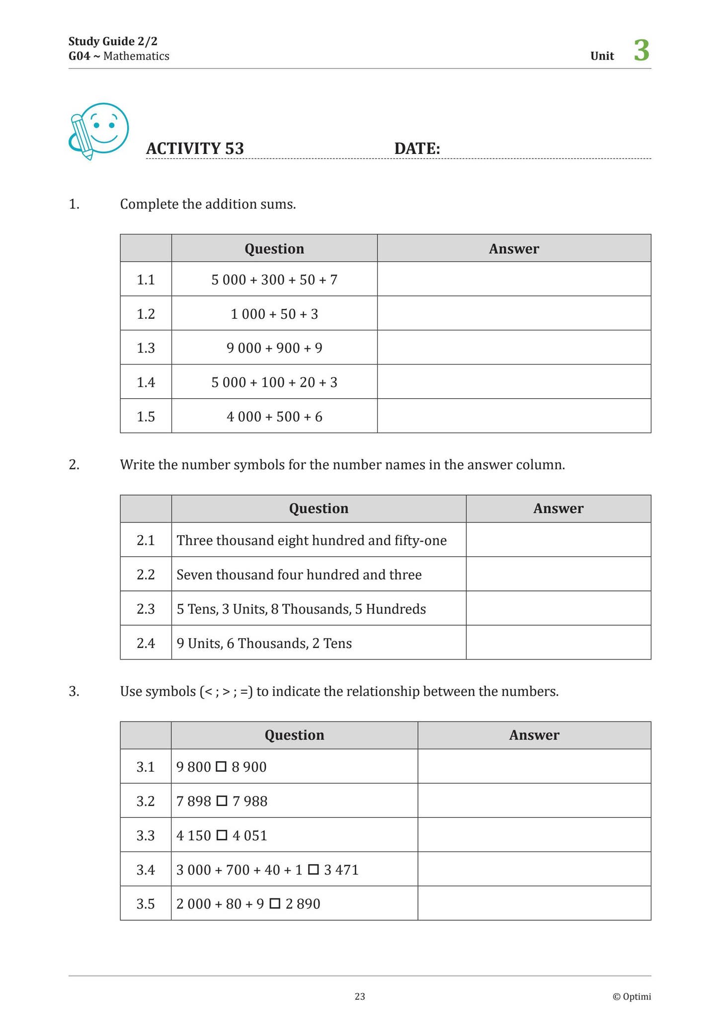Study Guide Gr4 Grade 4 Study Guide 2/2 Mathematics by Impaq - Issuu