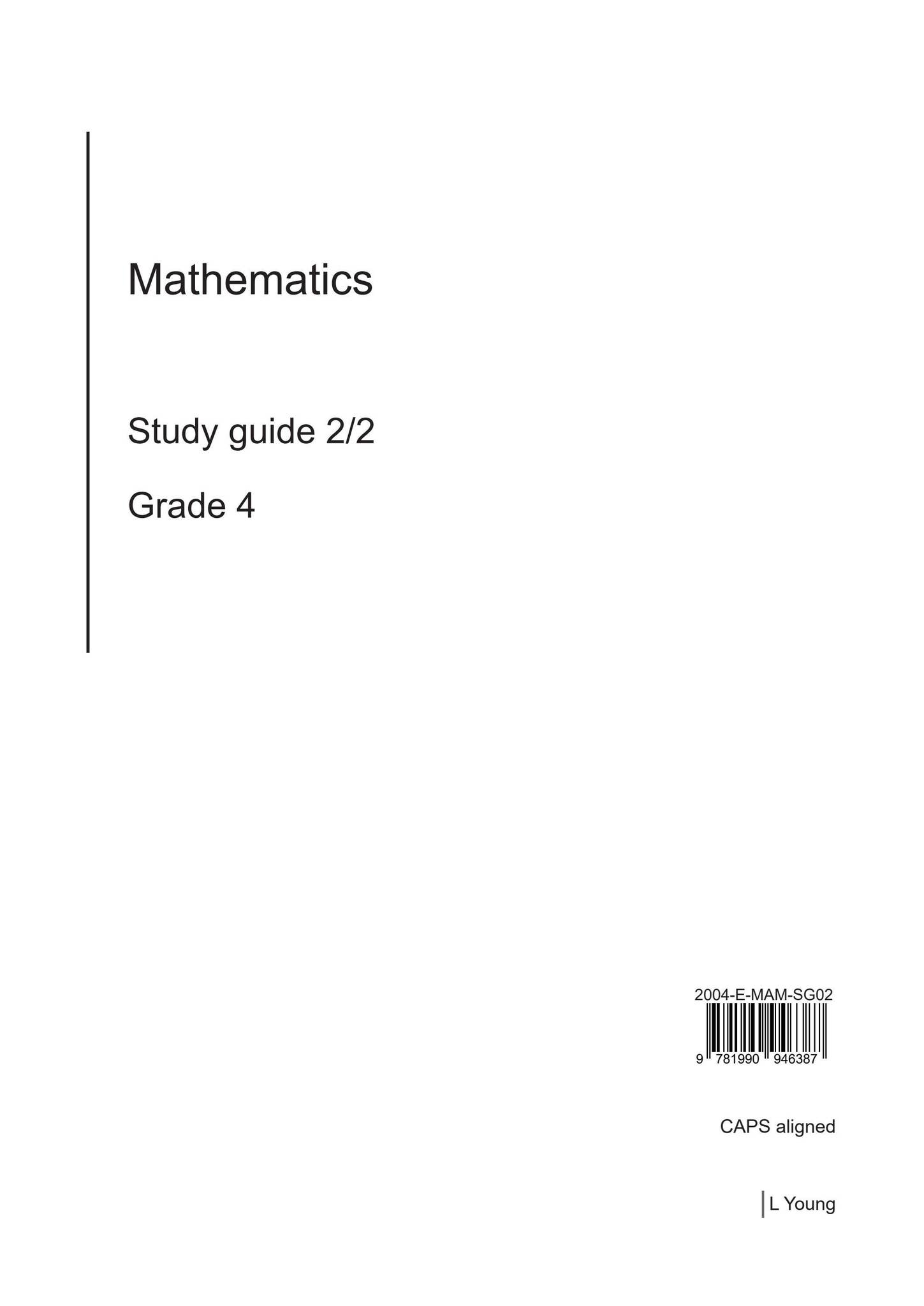 Grade 4 Study Guide 2/2 Mathematics by Impaq - Issuu