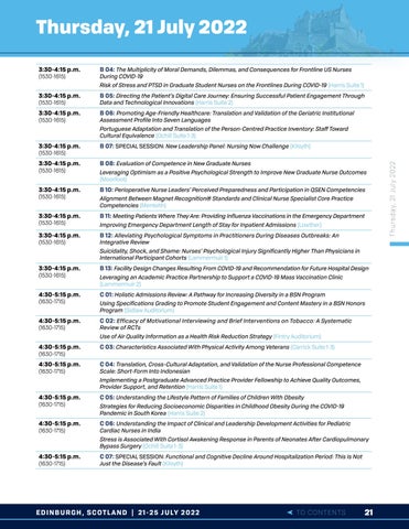 33rd 国际 Nursing Research Congress 第 21 页