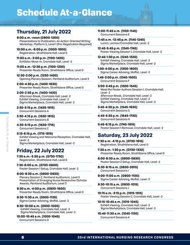 33rd 国际 Nursing Research Congress 第 6 页