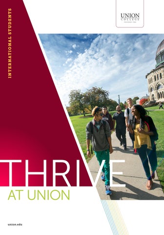 Union College International Students Brochure By Union College Issuu