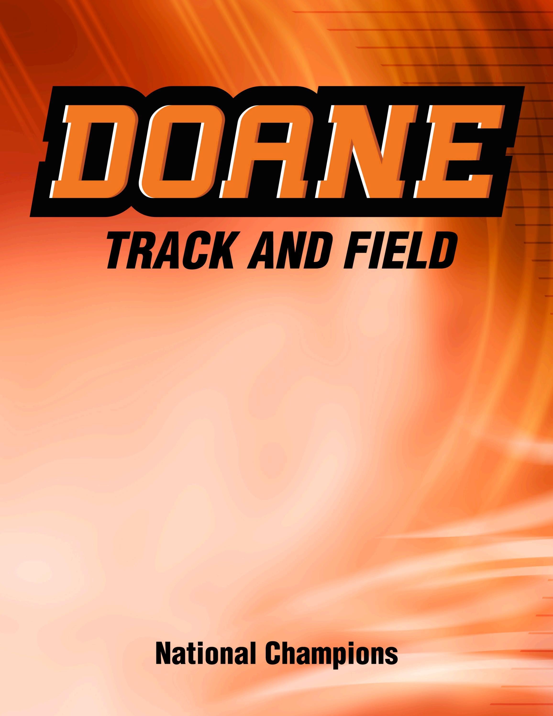 Doane Track and Field National Champions by Doane University Athletics
