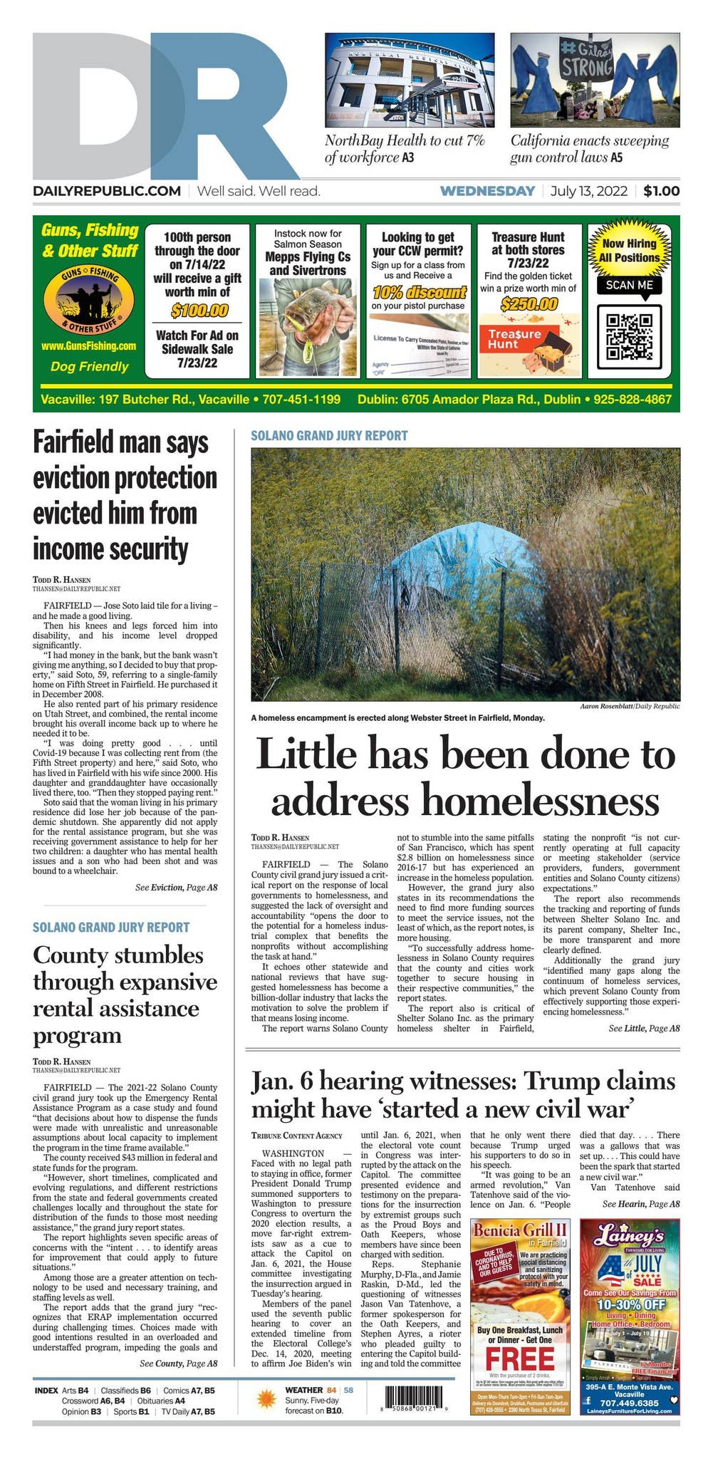 Daily Republic, Wednesday, July 13, 2022 by mcnaughtonmedia - Issuu