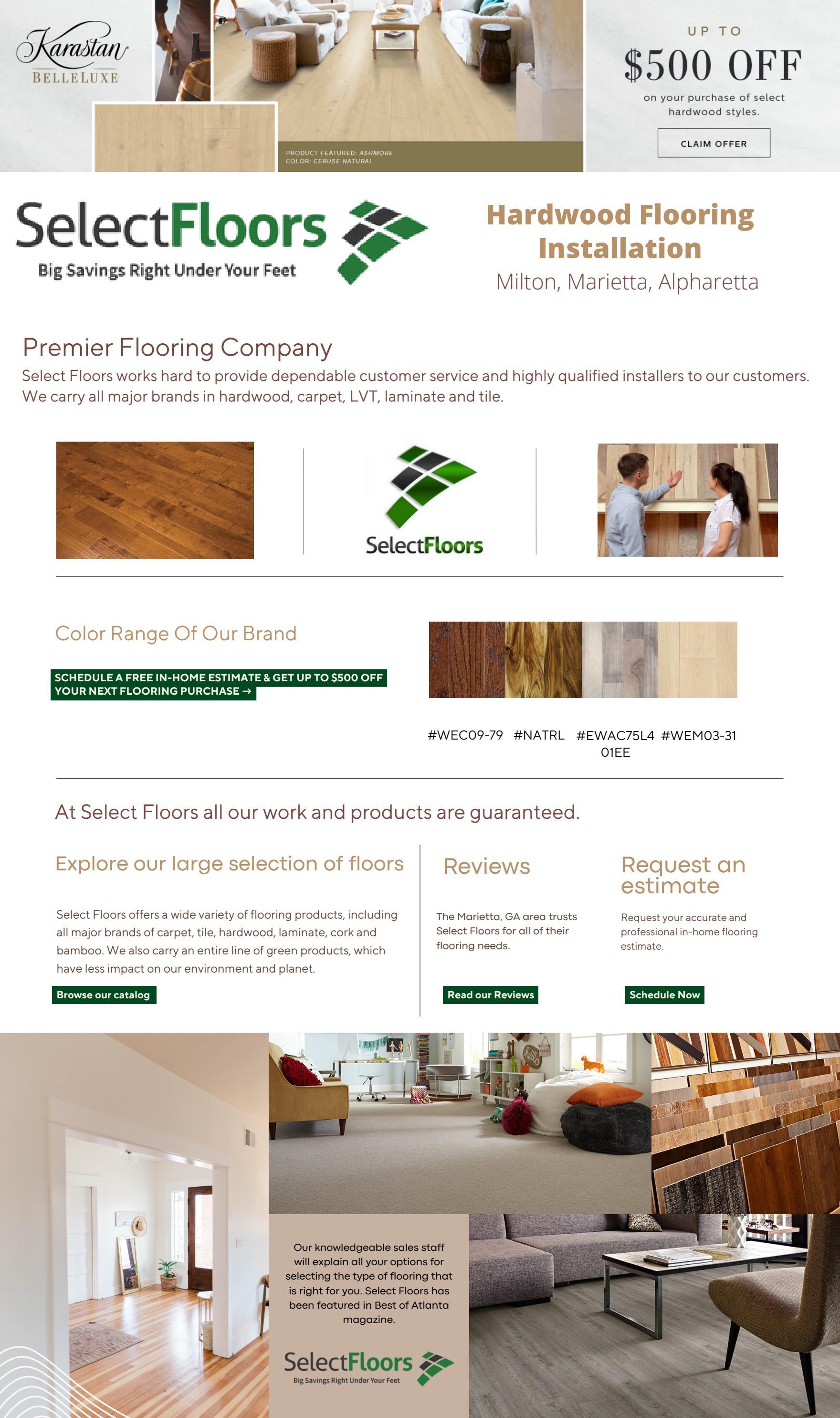 Premier Hardwood Flooring Company Marietta Alpharetta Milton by