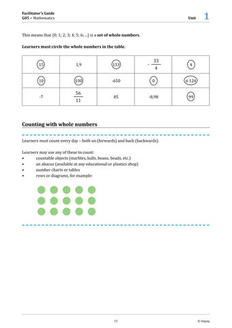 Grade 5 Facilitators Guide Mathematics by Impaq - Issuu