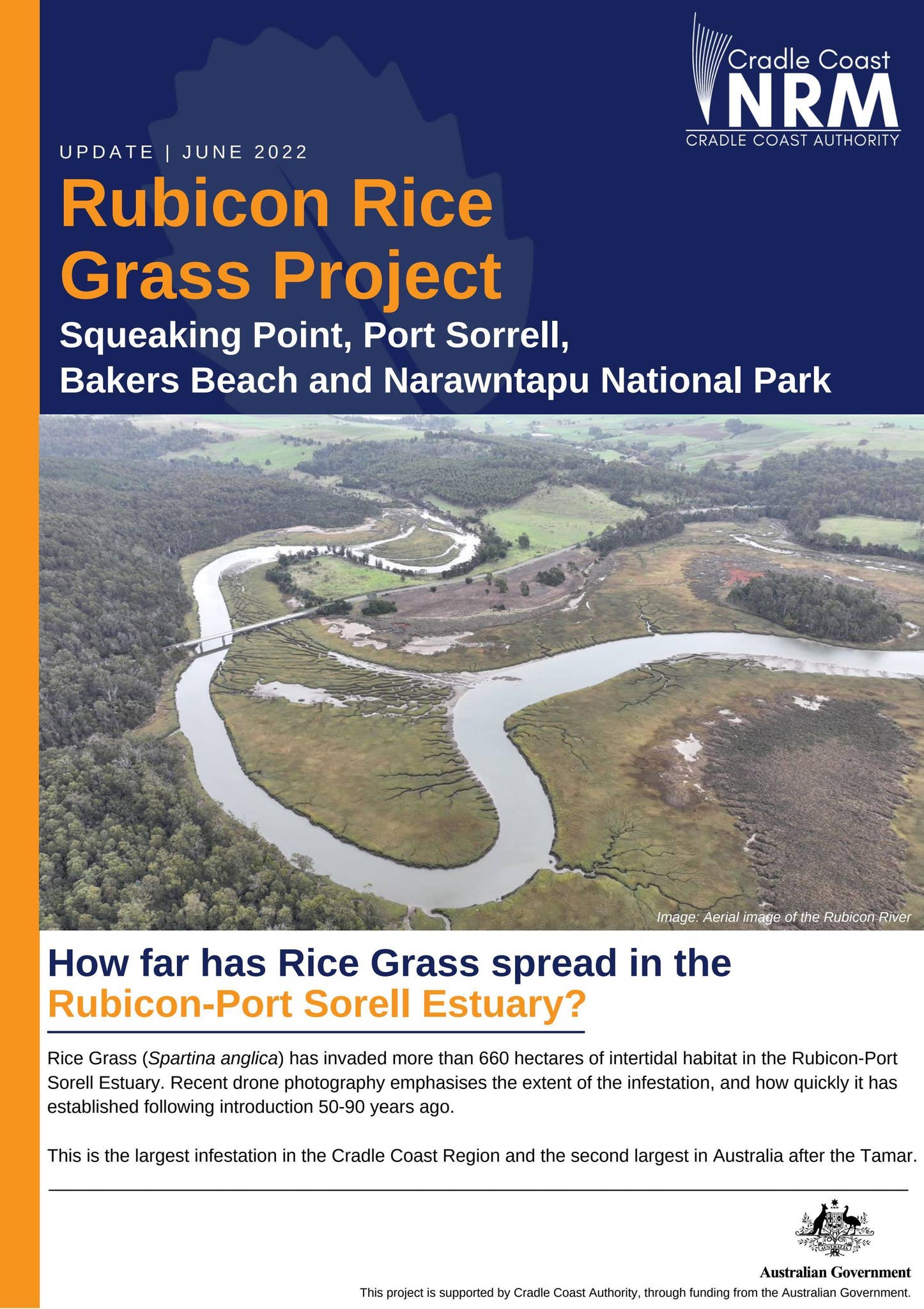 Rubicon Rice Protocol Removing Rice Grass from Rubicon Estuary project update - June 2022 by ...