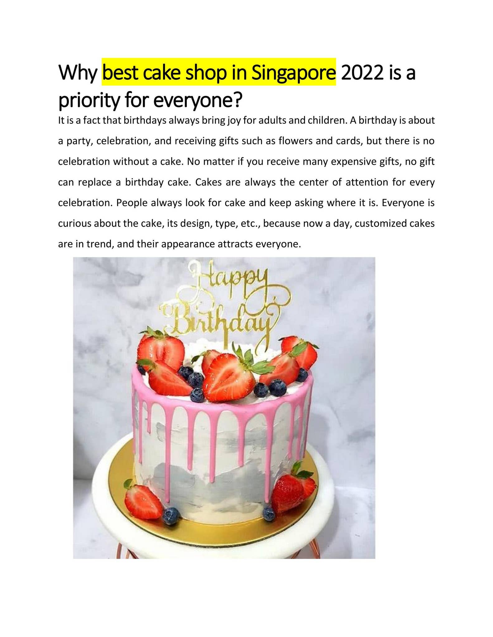 Best Cake in Singapore? by Emilly Olivia - Issuu