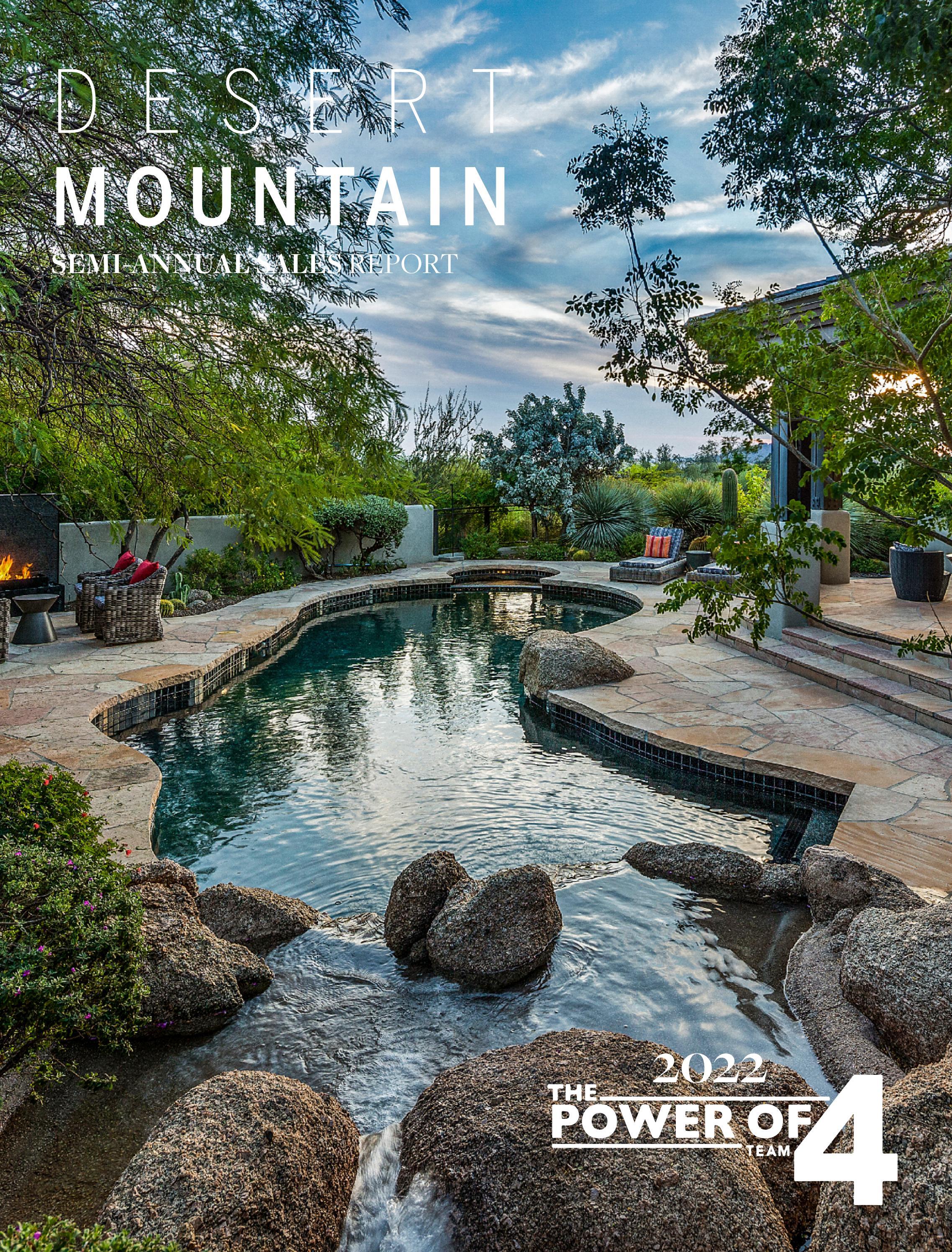 Desert Mountain SEMI ANNUAL Sales Report by desertmountainhomeexperts